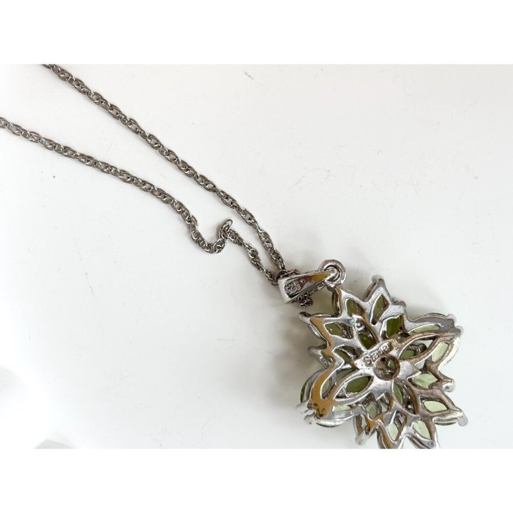 STAUER Peridot Gemstone Sterling Silver Vintage 925 Pendant Necklace - 18" - Picture 7 of 7